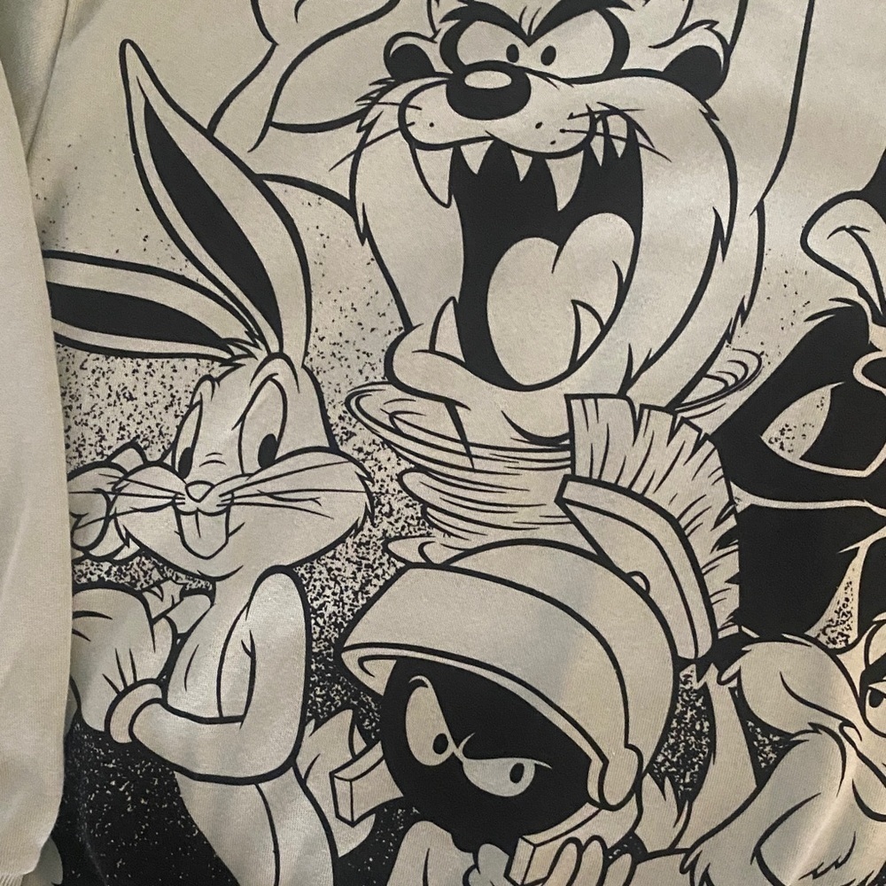 Looney Tunes Women's Graphic Sweatshirt - Light Green - Picture 6 of 6